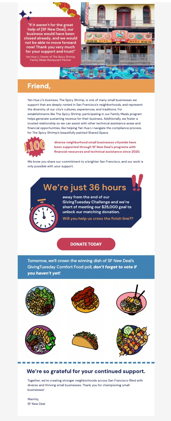 GivingTuesday 2022 design sample