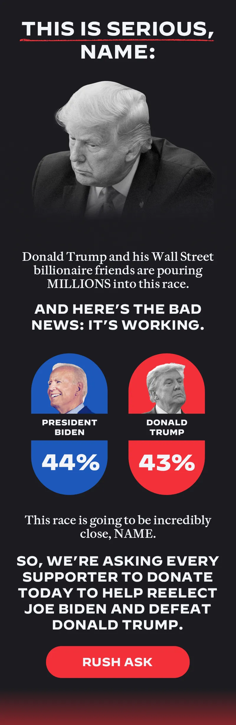 Presidential Campaign design sample