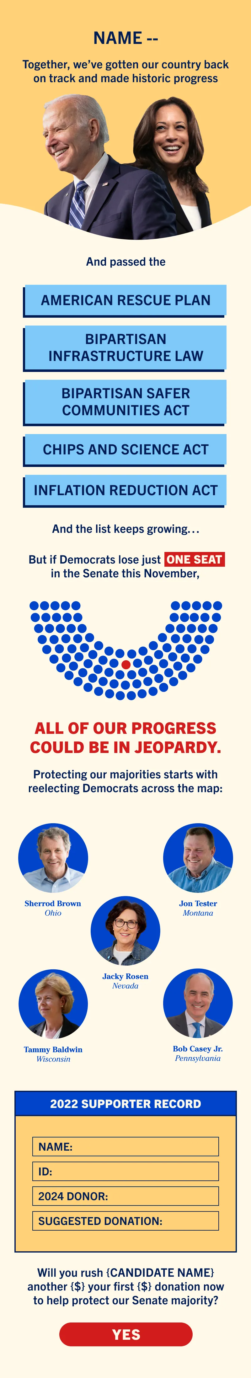Presidential Campaign design sample