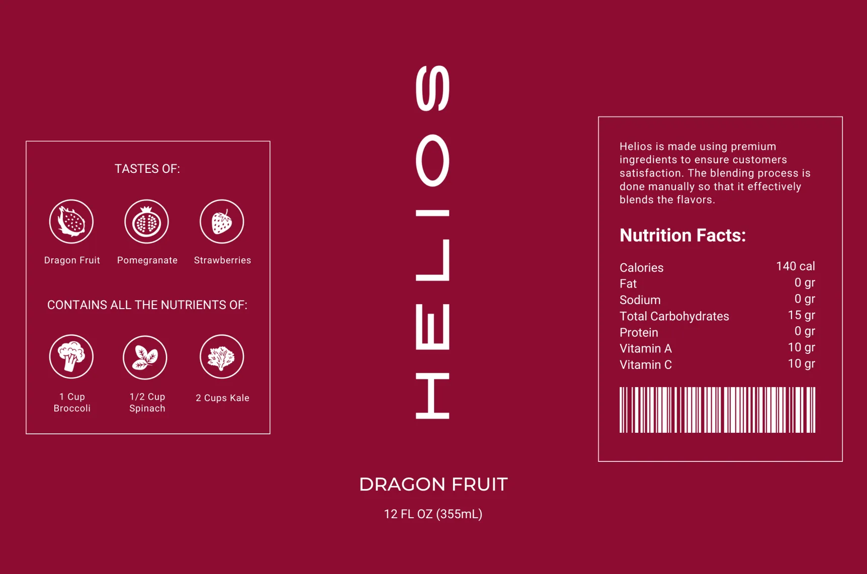 Helios design sample